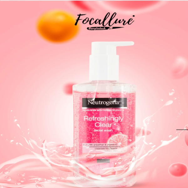 Neutrogena Refreshingly Clear Facial Wash with Pink Grapefruit and Vitamin